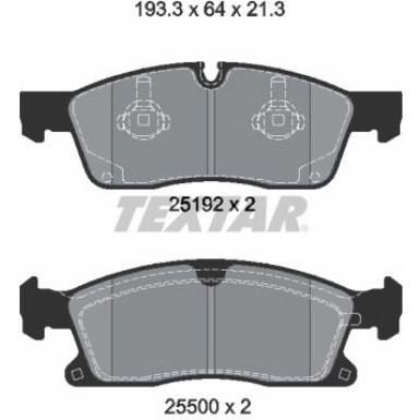 Bremsbelagsatz Db P. W166/X166 Gl/Ml Klasse 11 | 2519202