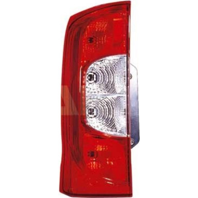 Heckleuchte R O K-PLATTE ROT/WEISS | FIAT FIORINO HECKKLAPPE 11,07-/CIT NEMO 08-/PEU BIPPER 2,08 | 2505,659,1