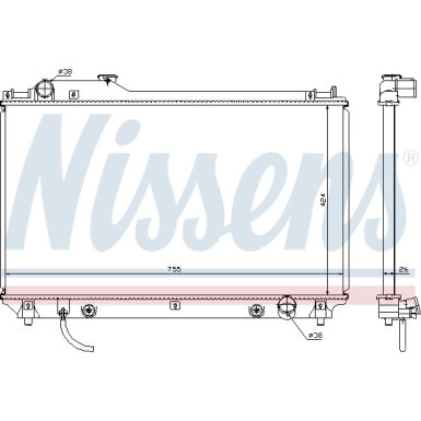 Wasserkühler PKW | LEXUS LS430 AUT 00 | 64764