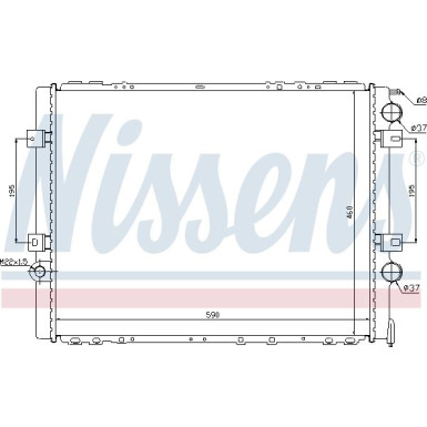 Wasserkühler LKW | RVI MASCOTT 110/130 2,8 TD 99 | 63859