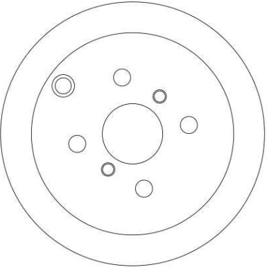 Bremsscheibe Toyota T. Corolla | DF4335