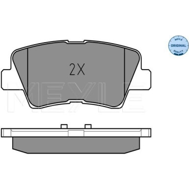 Bremsbelagsatz Kia T. Soul 09-/Sonata 05- Mit Sensor | 025 249 3415/W