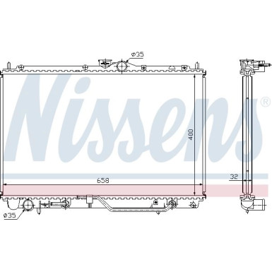 Wasserkühler PKW | MITSUBISHI CARISMA 1,8 AUT | 62860A