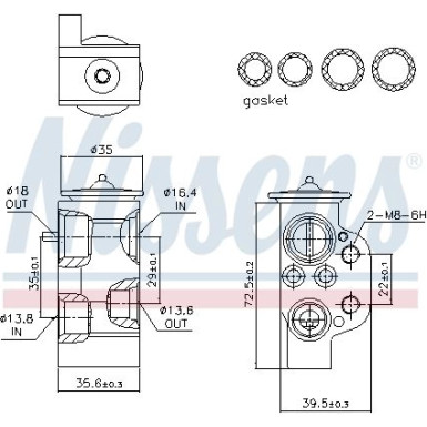 Expansionsventil | VW Golf V 03 | 999220