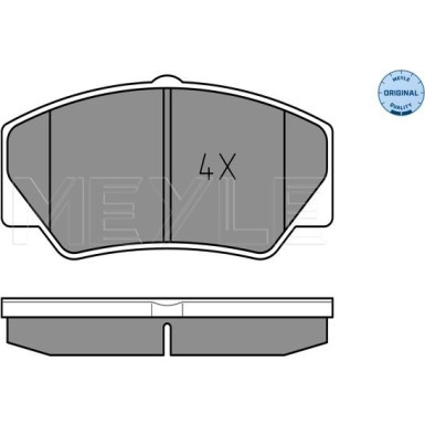 Bremsbelagsatz Ford P. Transit-91 | 252114117