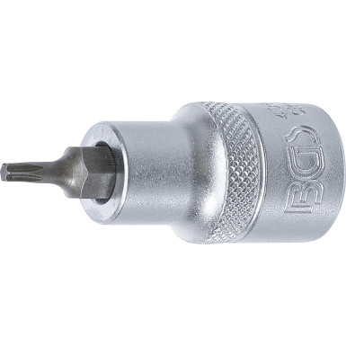 BGS Bit-Einsatz | Antrieb Innenvierkant 12,5 mm (1/2"""") | T-Profil (für Torx) T15 | 4368