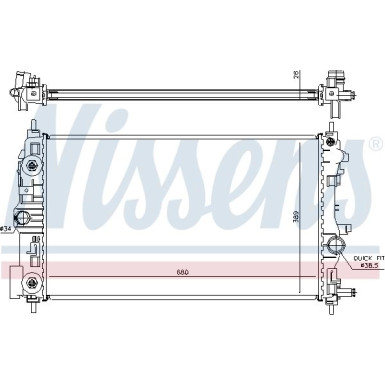 Wasserkühler PKW | CHEVROLET Cruze 09- 1.7 CDI | 630723