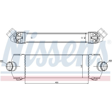 Ladeluftkühler PKW | FORD TRANSIT VII 2.2-2.4 D 06 | 96641