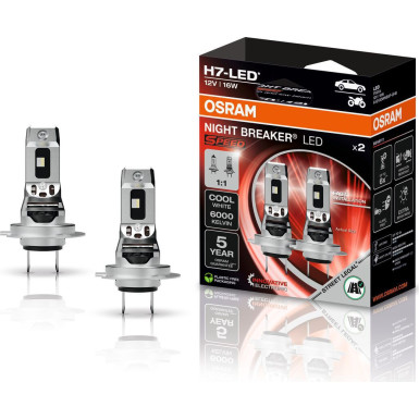 NIGHT BREAKER® LED SPEED H7 PX26D | 64210DWNBSP-2HB