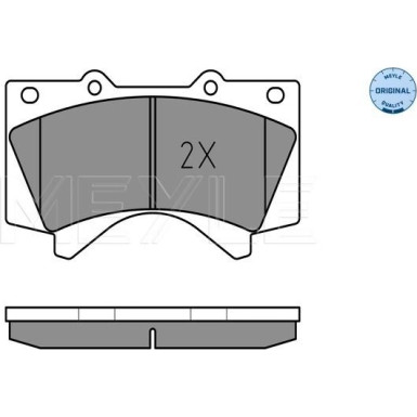 Bremsbelagsatz Toyota P. Landcruiser 4.5/4.7 08- Mit Sensor | 025 243 8618/W