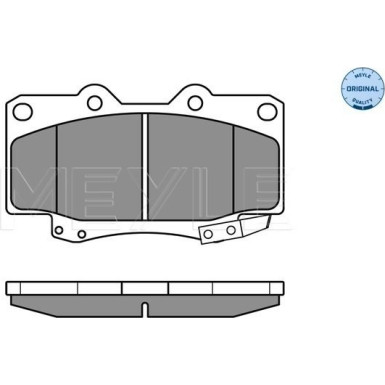 Bremsbelagsatz Toyota P. Landcruiser 3.0Td 96- Mit Sensor | 025 216 7915/W