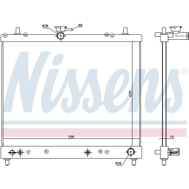 Wasserkühler PKW | Daihatsu Terios 05 | 617402