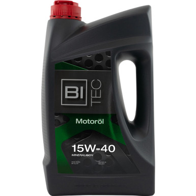 BiTec 15W-40 Mineralisch 5 Liter | 5 Liter Kunststoff Kanister | 1332971