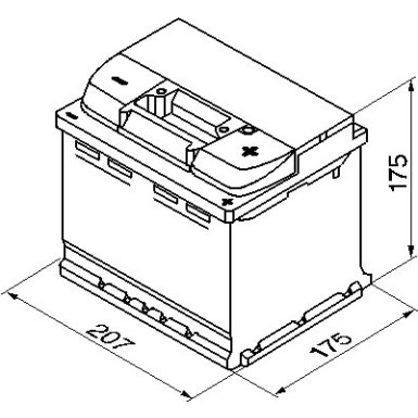 S4 001 BOSCH | PKW-Batterie | 12V 44Ah 440A | 0 092 S40 010