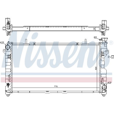 Wasserkühler PKW | CHRYSLER VOYAGER 3.3i V6 05 | 61025