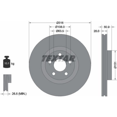 Bremsscheibe | 92317203