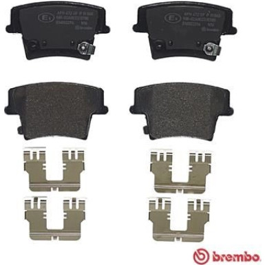 BREMBO Bremsklötze HA | CHRYSLER 300C 09 | P 11 040