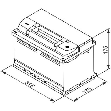 S4 E10 BOSCH | PKW-Batterie EFB | 12V 75Ah 730A | 0 092 S4E 100