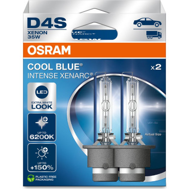 OSRAM D4S 35W P32d-5 XENARC COOL BLUE INTENSE NextGen. 6200K +150%