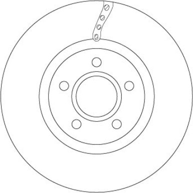 76 481 037 Bremsscheibe VA | VOLVO V40 12 | DF6653