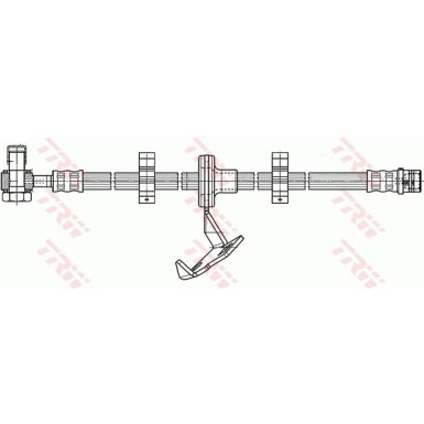 Bremsschlauch | MERCEDES M-Klasse ML 55 AMG 00-05 | PHD965