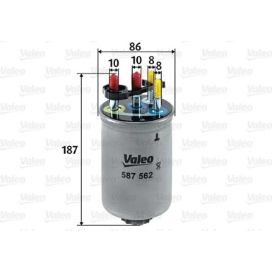 VALEO Kraftstofffilter | 587562