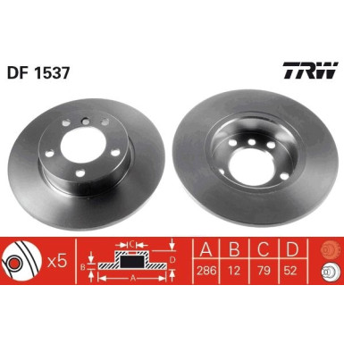 Bremsscheibe Bmw P. E36 90 | DF1537