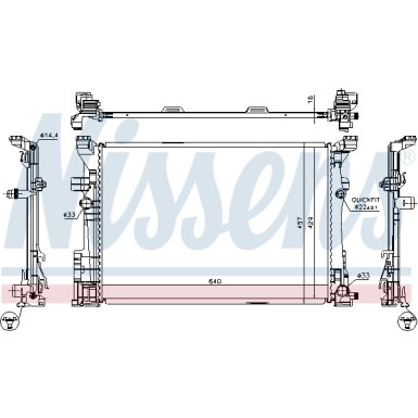 Wasserkühler PKW | Mercedes A-B-Klasse 11 | 67186