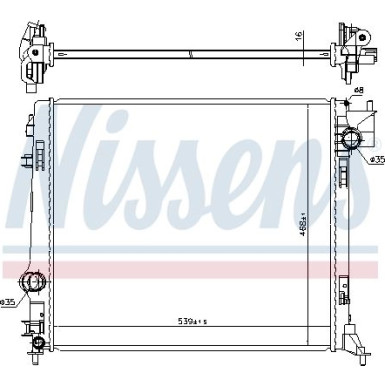 Wasserkühler PKW | Nissan Qashqai 13 | 637665