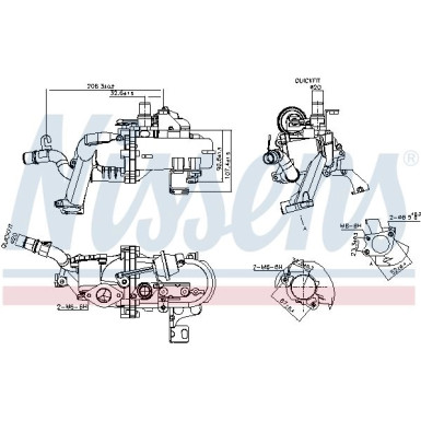 Kühler,Abgasrückführung | FORD B-Max,Fiesta,Focus 08 | 989285