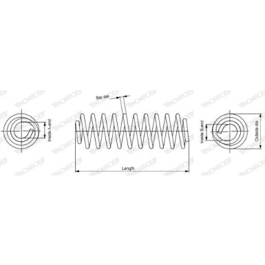 MONROE Fahrwerksfeder | SP1153