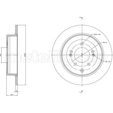 CIFAM Bremsscheibe | 800-1820C