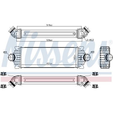 Ladeluftkühler PKW | Ford Transit Custom TTF 12 | 96486