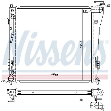 Wasserkühler PKW | HYUNDAI i40 1.7CRDI AUT 11 | 67552