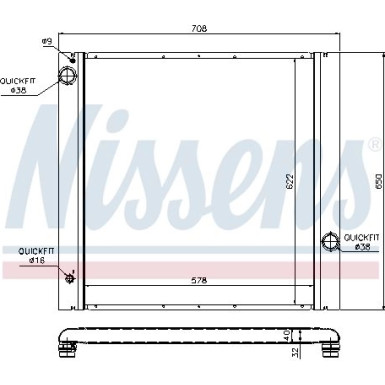 Wasserkühler PKW | RANGE ROVER III 4,4 02 | 64314