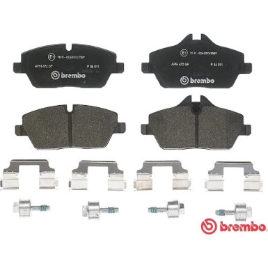 BREMBO Bremsklötze VA | BMW i3 13 | P 06 091