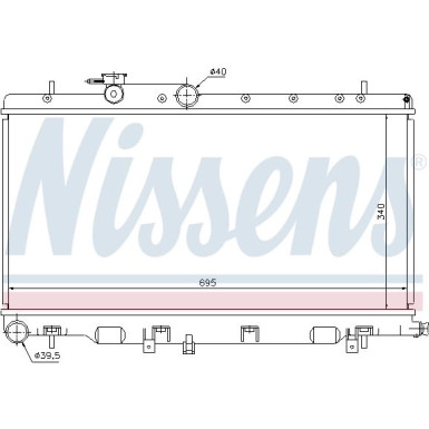 Wasserkühler PKW | SUBARU IMPREZA WRX 02 | 67708