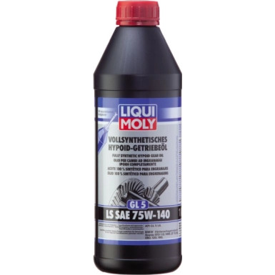 Liqui Moly Vollsynthetisches Hypoid-Getriebeöl (GL5) LS SAE 75W-140 1 l | 4421 | 1L Dose Kunststoff