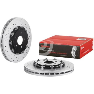 15 481 126 Brembo PREMIUM VA zweiteilig | MERCEDES CLK 04 | 09.9254.33