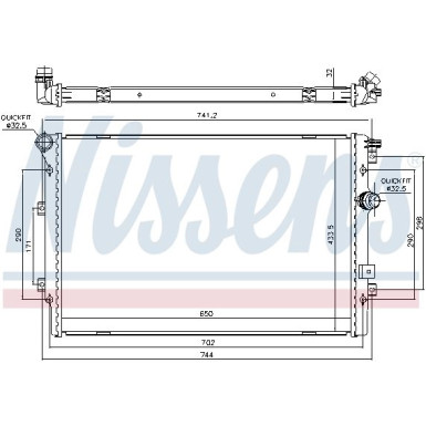 Wasserkühler PKW | VW Tiguan 07 | 65330