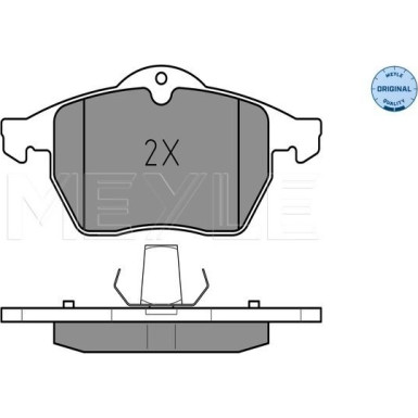 Bremsbelagsatz Opel P. Astra/Zafira 99-05 Mit Sensor | 025 231 1619/W