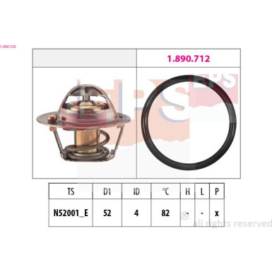 Thermostat, Kühlmittel | 1.880.725