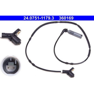 ATE ABS Sensor | 24.0751-1179.3