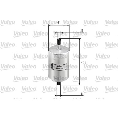 VALEO Kraftstofffilter | 587010