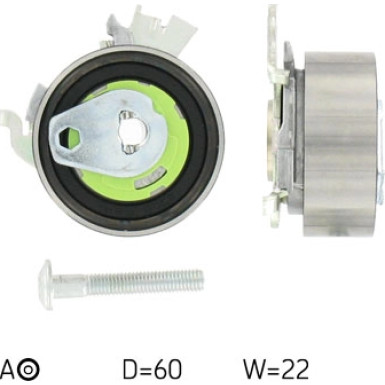 Spannrolle Synchrontrieb | CHEVROLET,OPEL | VKM 15216