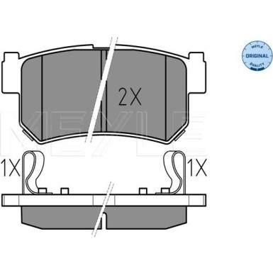 Bremsbelagsatz Ssangyong T. Kyron/Rexton 02- Mit Sensor | 025 236 7315/W