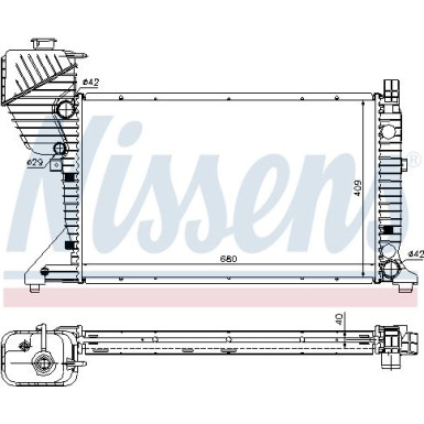 Wasserkühler PKW | MERCEDES Sprinter CDI | 62519A