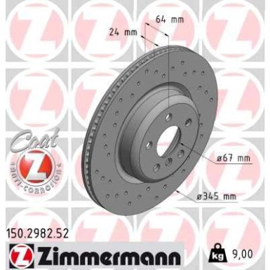 Bremsscheibe HA Sport | BMW 3 18 | 150.2982.52