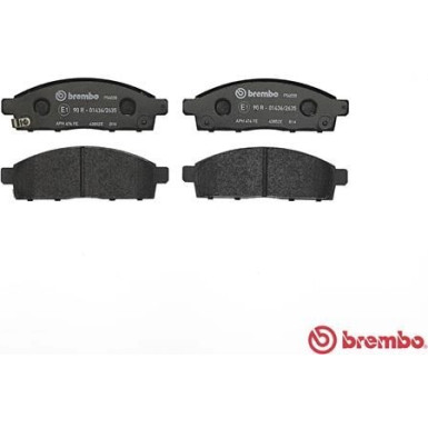 BREMBO Bremsklötze VA | FIAT Fullback MITSUBISHI L200 04-15 | P 54 038