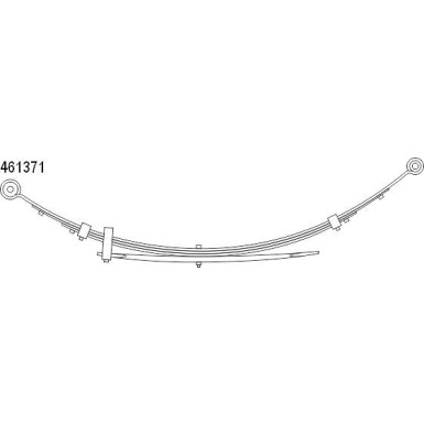 Federpaket - Federung/Dämpfung Opel T. Frontera A 92-98 (3+1) (550/660mm) | 10.461.371.00